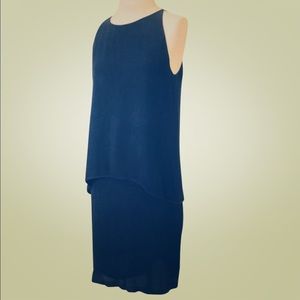 Theory Draped Back Flowy Dress